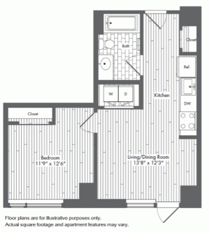 ボストン サウスボストン アパート 1ベッドルームの賃貸物件詳細